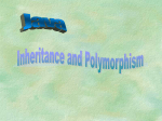 Java polymorphism