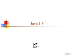 Java 1.5 - the Department of Computer and Information Science