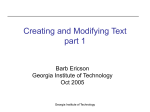 CreatingAndModyingText-Mod15-part1 - Coweb