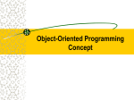 Object Oriented Programming