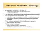 Overview of JavaBeans Technology
