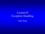 exception handler