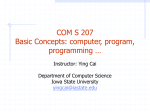notes - Department of Computer Science