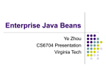 Enterprise Java Beans