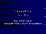 session3 - Advanced Java 2
