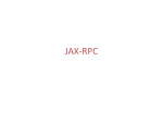 JAX-RPC - SNS Courseware
