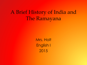 Brief History of India and the novel Siddhartha