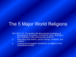 The 5 Major World Religions