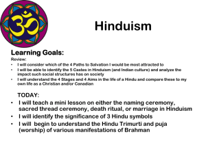 Hinduism… - ClassNet