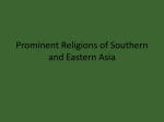 Prominent Religions of SE Asia