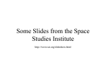 Some Slides from the Space Studies Institute