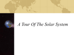 A Tour Of The Solar System