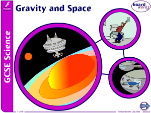16. Gravity and Space - Mr. Brick's Web Page