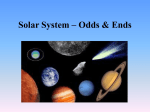 Solar System – Odds & Ends - Saint Paul Public Schools