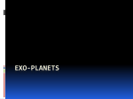 Exo-planets