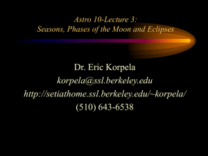 Astro 10 Lecture 1 - Intro to Astronomy