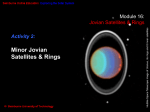 Minor Jovian Satellites & Rings