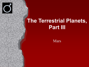 Terrestrial Planets, Part III