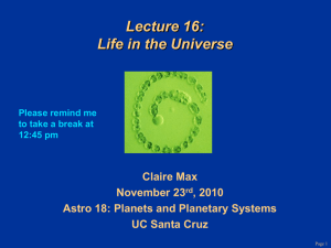 Lecture15_v1 - Lick Observatory