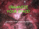 Organize Your Space PowerPoint.