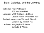 Lecture 1 - Introduction - University of Iowa Astronomy and