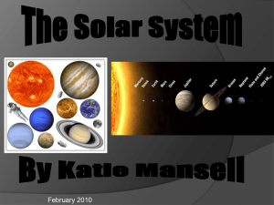 Solar System - pgfl.org.uk