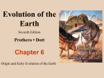 Earth`s Origin & Early Evolution