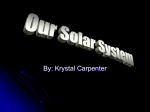 The Solar System - Marshall University Personal Web Pages