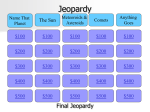 Jeopardy - MWMS HW Wiki