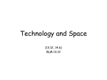 13.12 & 14.6 Technolgy and Space