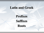 Latin and Greek - itsmillertime / FrontPage