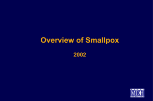 MDH Update: Smallpox preparedness