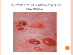 bullous pemphigoid - Pediatrics