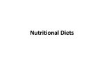 Nutritional Diets