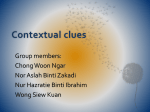 Contextual Clues