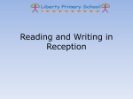 Reading and Writing in Reception