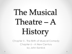 The Musical in America - Emporia State University