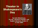 A Day at Shakespeare’s Theater