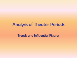 Analysis of Theatre Periods