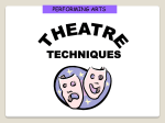 Techniques of the Theatre