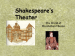 Architecture of the Elizabethan Theater