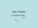 Epic Theatre
