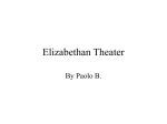 Elizabethan Theater power point