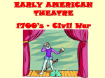 Early American Drama