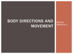 Body Directions and Movement