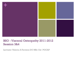 BSO - Visceral Osteopathy 2011-2012 Session 3&4