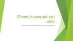 Elbow(Humeroulnar) Joint