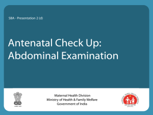 ppt2d_Antenatal Check Up Abdominal Examination