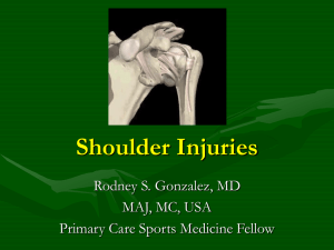 Shoulder Instability