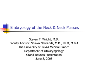 Evaluation and Management of Pediatric Neck masses